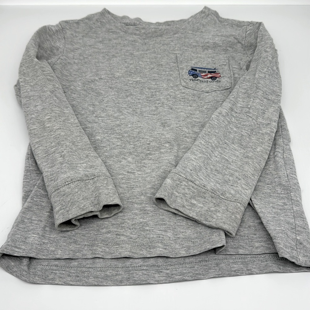 Kids Vineyard Vines long sleeve Shirt- Size 4 - VW Bus American  Flag